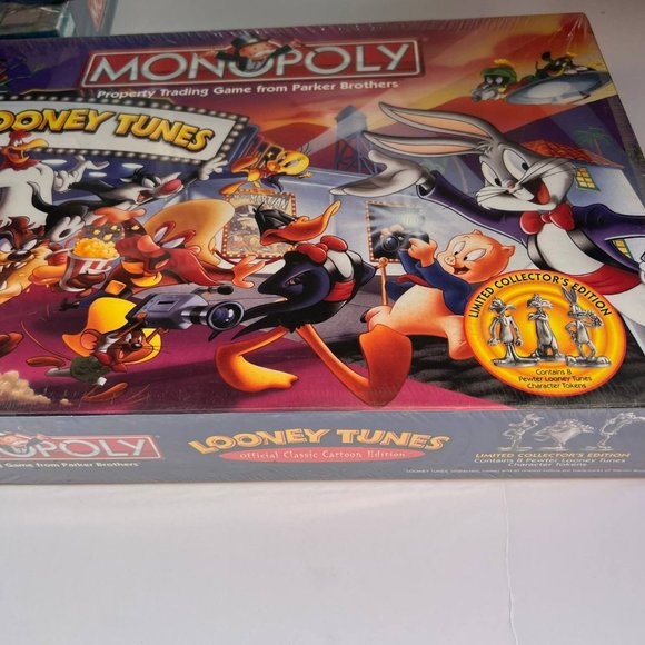 Vintage Monopoly‎ 1999 Looney Tunes Parker Brothers Limited Collector's Edition - Picture 7 of 7